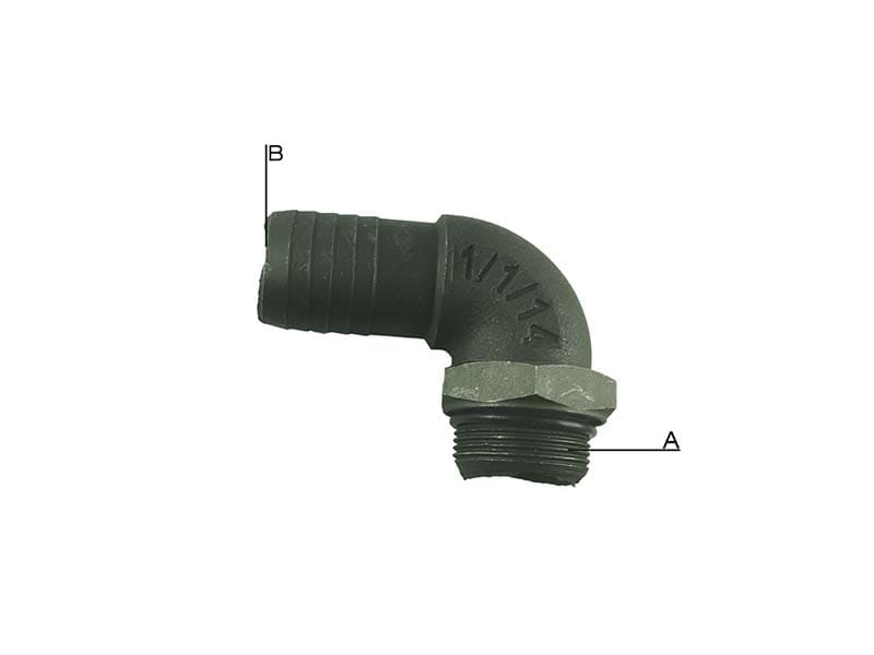 INLET FITTINGS 90° - Partzello